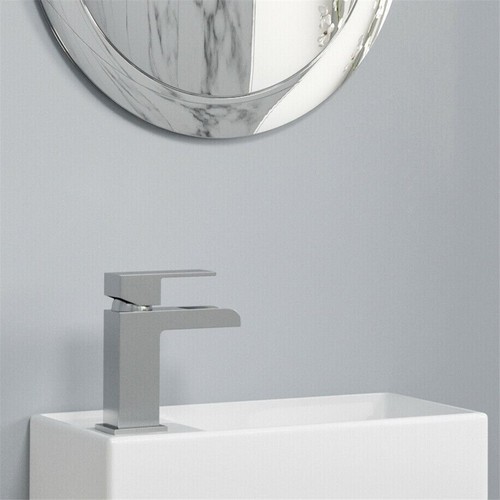 Bathroom basin white single - basin,