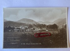Church Stretton From S.E. Shropshire RPPC Unposted. WHS Undivided Back