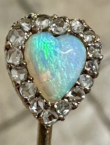 Antique vintage opal rose - opal,