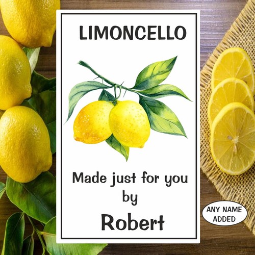 Personalised limoncello - personalised,