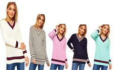 Cricket Jumper Ladies Mens V