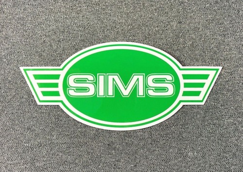 Sims wings skateboard sticker - sims,