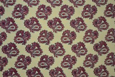 Vintage Tootal yellow cravat / ascot with paisley pattern