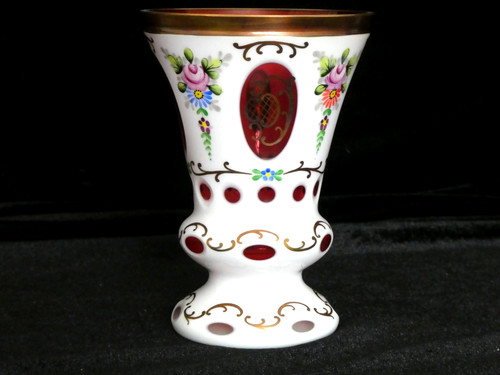 Antique moser bohemian red - moser,