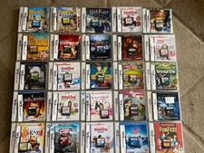 Lot of 25 Nintendo DS Action & Adventure Simulation Video Games + Manuals Bundle