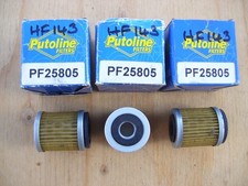 Putoline (THREE) Oil Filters PF25805 (HF143) Yamaha  New Old Stock