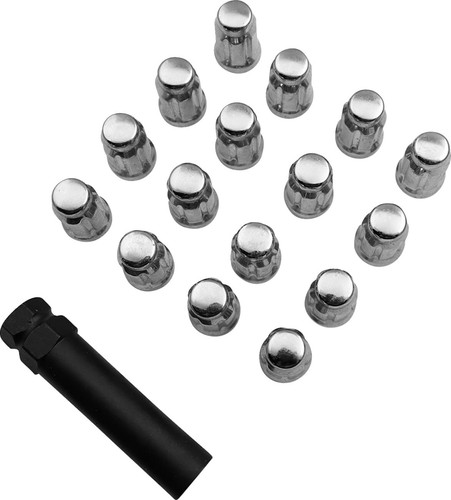 Spling wheel lug nuts for