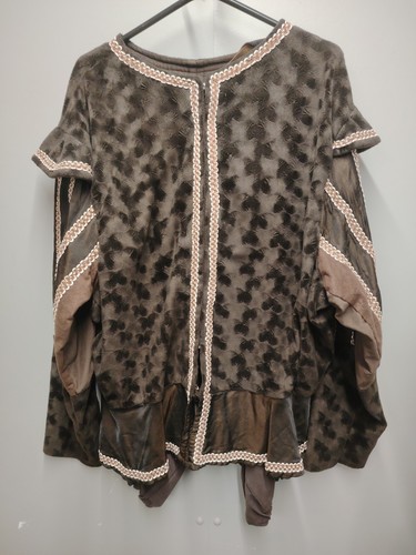 Men brown doublet - brown,