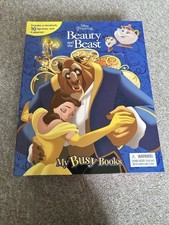 Beauty And The Beast My Busy Book  Storybook, 10 Figurines, Playmat
