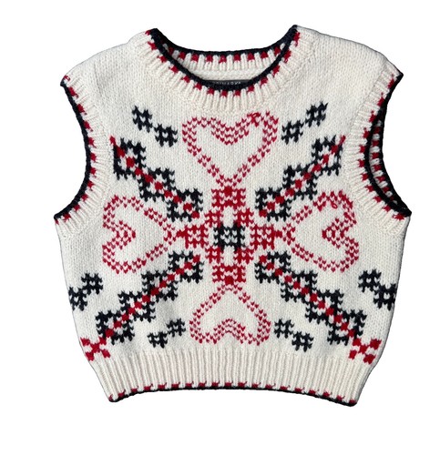 Fair isle knit vest primark - isle,
