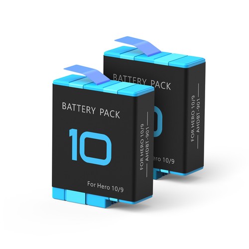 Pack batteries for gopro - for,