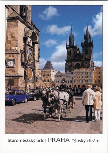 Postcard old town astronomical - old,