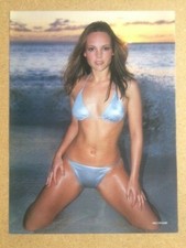 HOLLY McGUIRE Original Vintage Magazine Supplement Poster