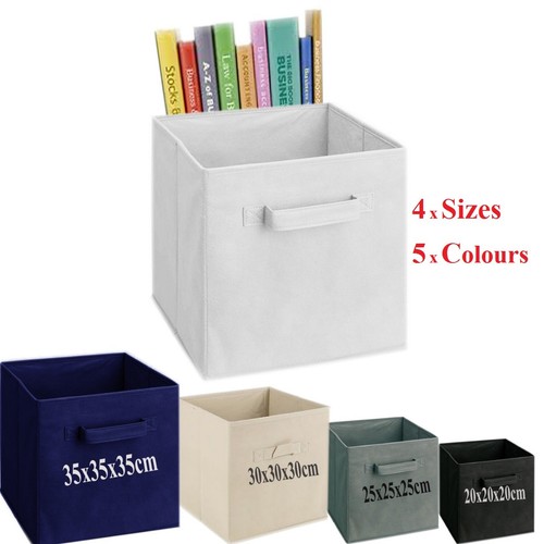 Foldable square canvas storage - foldable,