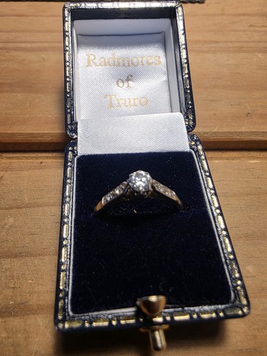 1920s art deco 18ct - art, diamond