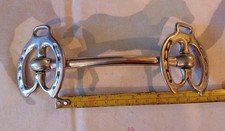 4 1/2" Eldonian Horse Shoe Stallion Bit. Stamped.  In Excellent Condition.