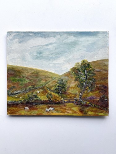Vintage welsh oil - vintage, painting