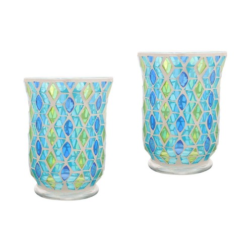 2pcs glass tealight holder - tealight,