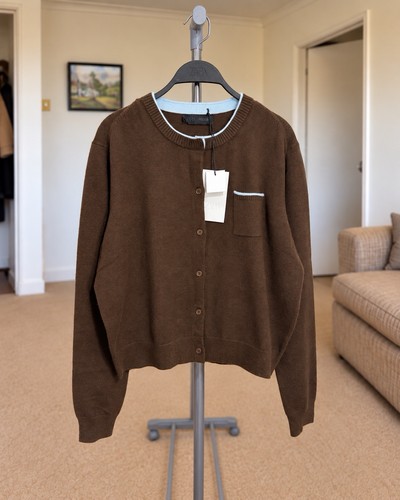 Zara brown cardigan size - zara, l