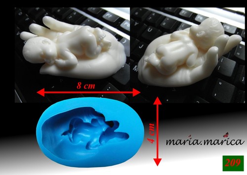 Silicone mold figurine foremka - mold,