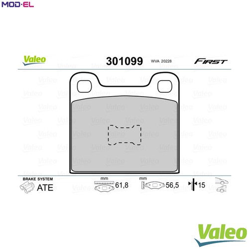 Brake pad set disc - brake,