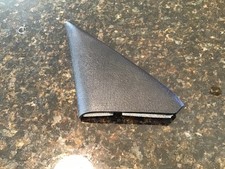 VOLVO 850 PASSENGER LEFT DOOR MIRROR INTERIOR COVER TRIM BLACK UNMARKED 6846427