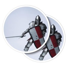 2x Vinyl Stickers Cool