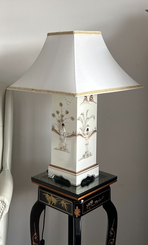 Oriental lamp with shade - with,