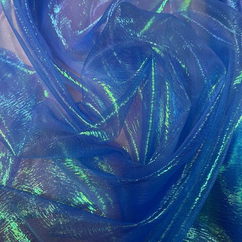 Iridescent rainbow crinkle - rainbow,