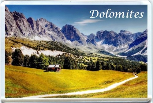 Dolomites italy fridge magnet - italy,