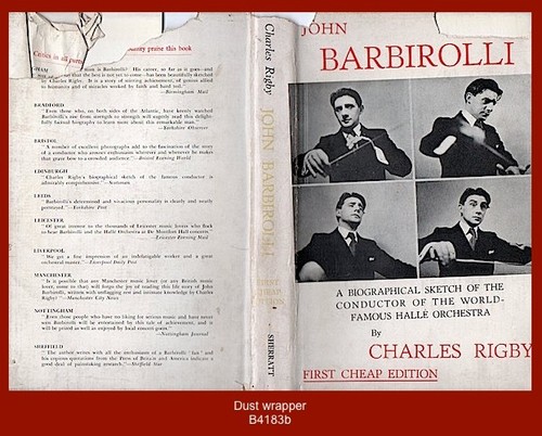 John barbirolli - barbirolli", (conductor)