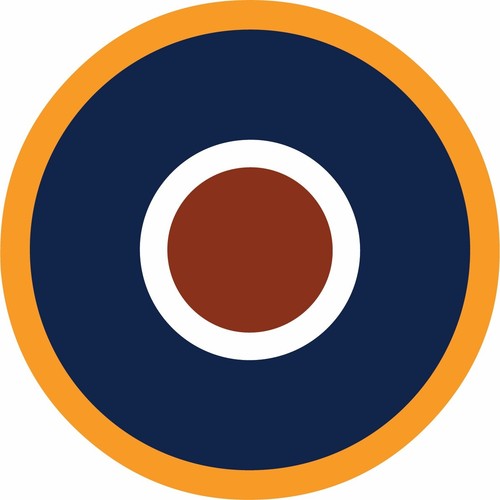 Raf roundels vinyl sticker - 2, x