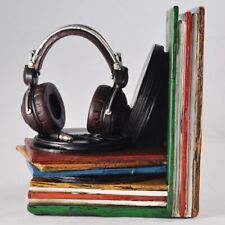 Vinyl Record Player Bookends