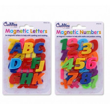 "Magnetic Alphabet Letters & Numbers Set – Kids Learning Educational Fridge Toys