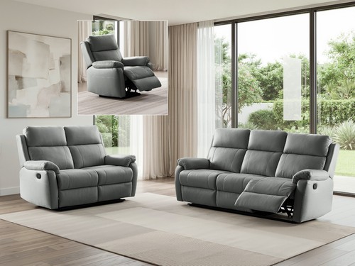 Dark grey genuine - leather, 3
