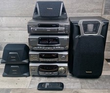 Technics Stereo Stack System Surrounded Speakers & Remote - SA-EH500 EH600 HiFi