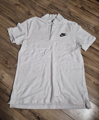 White nike polo shirt - nike, size
