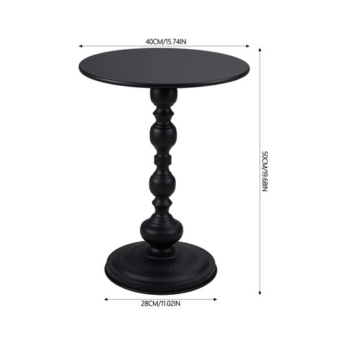 Round side table sofa small - round,