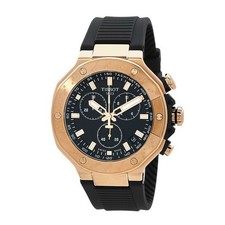 NEW Tissot PRC200 Chronograph Men’s Swiss Quartz Watch Black Dial...