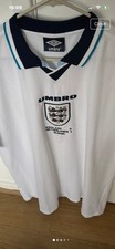 England Football Shirt Umbro XL Home Kit Jersey vs Netherlands EURO 1996 CC92