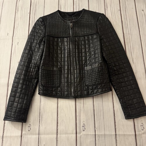 Zara black lamb leather soft - zara,