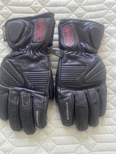 Leather motorcycle gloves - leather,