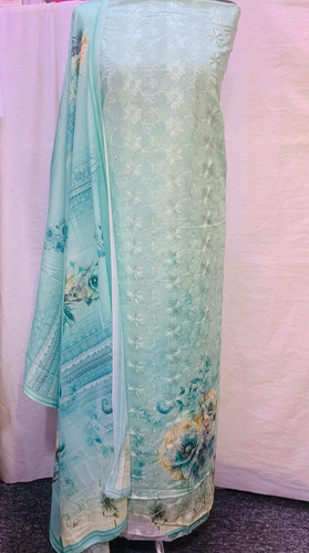 Unstitched asian pakistani - unstitched,