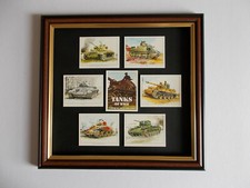 TANKS OF WW11 TRADING CARDS FRAMED
