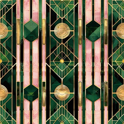 20x green pink - art, deco