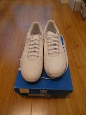 ADIDAS LA TRAINER WEAVE WHITE SIZE UK 9.5 USED WITH BOX