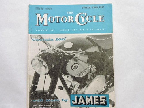 July 1957 the motor cycle - the,