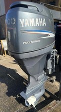 100HP YAMAHA EFi Long Shaft Power Tilt Outboard Fully Serviced Remotes 206hr '07