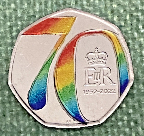 2022 platinum jubilee - jubilee, 50p