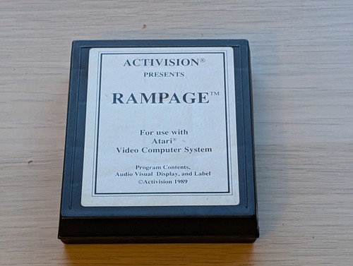 Rampage atari 2600 - atari,